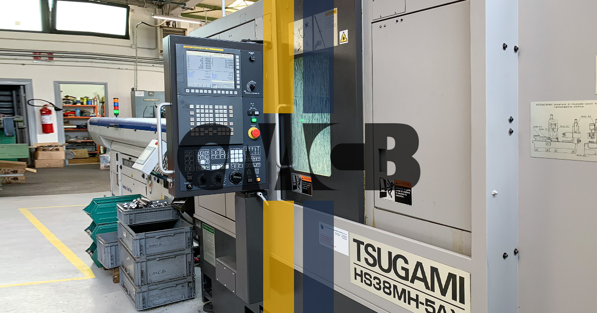 TSUGAMI: An automatic multitasking lathe at our Collio facility unit